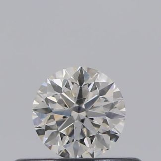 0.30 Carat Round H VS2 VG EX GIA Natural Diamond