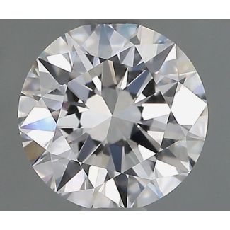 0.85 Carat Round D VVS2 EX GIA Natural Diamond