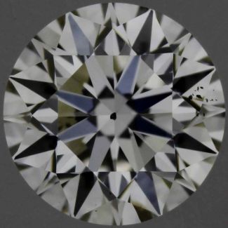 0.40 Carat Round J SI2 EX GIA Natural Diamond