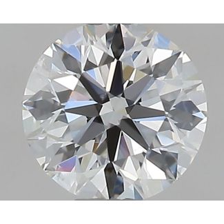 0.40 Carat Round H SI1 VG EX GIA Natural Diamond