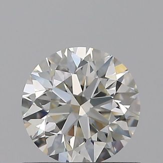 0.57 Carat Round H VS2 EX GIA Natural Diamond