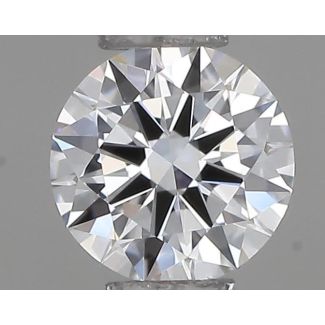 0.23 Carat Round D VVS2 EX GIA Natural Diamond