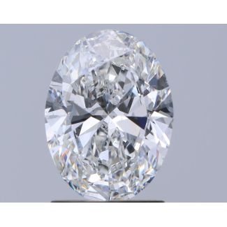 1.5 Carat Oval F SI1 - EX GIA Natural Diamond