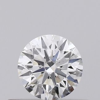 0.31 Carat Round G SI2 EX GIA Natural Diamond