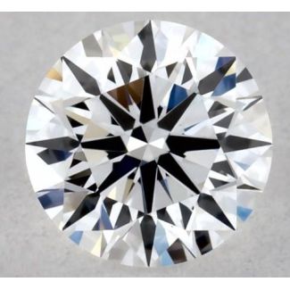 0.34 Carat Round D VS1 EX GIA Natural Diamond