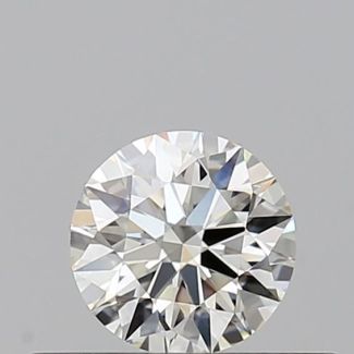 0.3 Carat Round I VVS2 EX GIA Natural Diamond