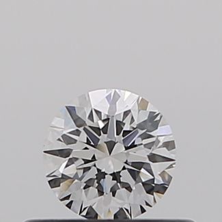 0.30 Carat Round D VVS2 EX GIA Natural Diamond