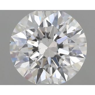 0.5 Carat Round E SI2 EX GIA Natural Diamond