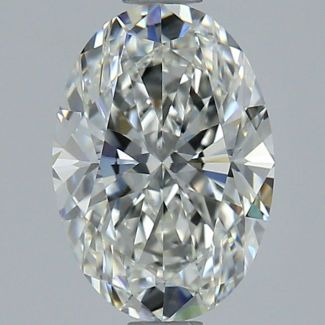 1.71 Carat Oval H VVS2 - EX VG GIA Natural Diamond