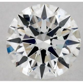 0.46 Carat Round F VS2 EX GIA Natural Diamond