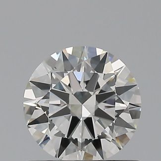 0.6 Carat Round G VVS2 EX IGI Natural Diamond