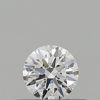 0.32 Carat Round D SI1 EX GIA Natural Diamond