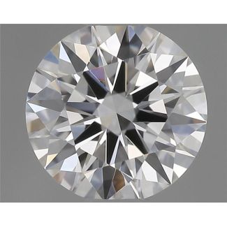 0.43 Carat Round G VVS1 EX GIA Natural Diamond