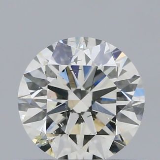 0.5 Carat Round H SI2 EX IGI Natural Diamond