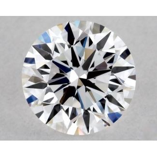 0.37 Carat Round D VVS1 EX VG GIA Natural Diamond