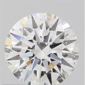 0.51 Carat Round E SI1 EX GIA Natural Diamond