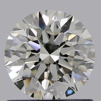 0.80 Carat Round K VS1 VG EX GIA Natural Diamond