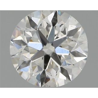 0.70 Carat Round F SI2 EX VG GIA Natural Diamond