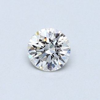 0.36 Carat Round F VS1 EX GIA Natural Diamond