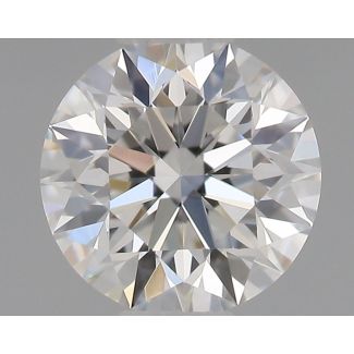 0.37 Carat Round E VVS1 EX GIA Natural Diamond