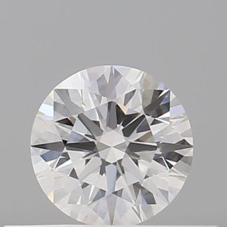 0.34 Carat Round D VVS1 EX GIA Natural Diamond