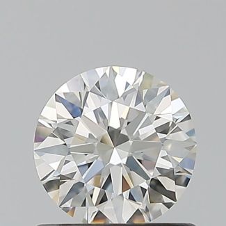 0.7 Carat Round H VVS2 EX GIA Natural Diamond