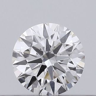 0.19 Carat Round F VS1 EX VG GIA Natural Diamond