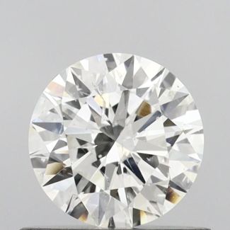 0.6 Carat Round I SI2 EX VG GIA Natural Diamond