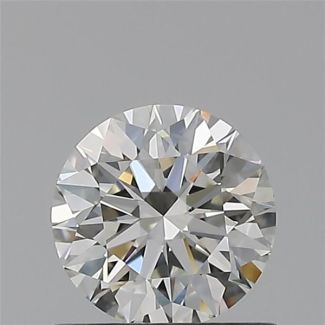 0.60 Carat Round H VS1 EX GIA Natural Diamond