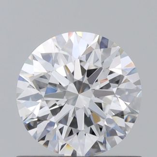 0.6 Carat Round D VVS1 EX GIA Natural Diamond