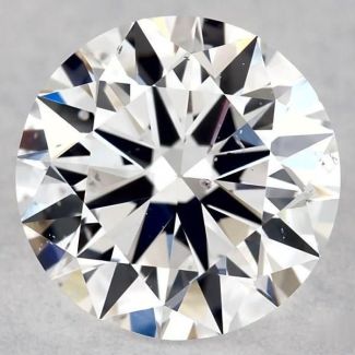 0.9 Carat Round D SI1 VG EX GD GIA Natural Diamond