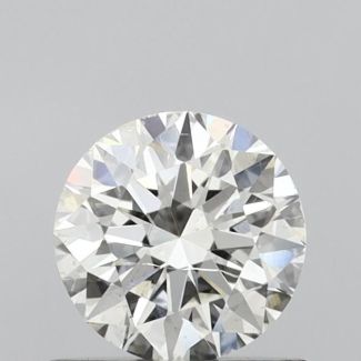 0.7 Carat Round H SI2 EX IGI Natural Diamond