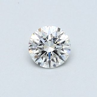 0.37 Carat Round F VVS2 VG EX GIA Natural Diamond