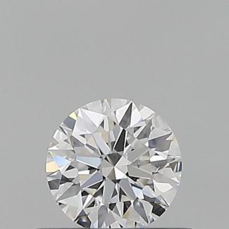 0.37 Carat Round D VVS1 EX GIA Natural Diamond