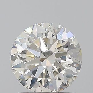 1.5 Carat Round H SI2 EX IGI Natural Diamond