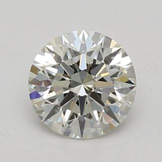 0.31 Carat Round I VVS1 EX GIA Natural Diamond