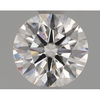 0.7 Carat Round H SI1 EX IGI Natural Diamond