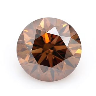 1.14 Carat Round C7-DEEPBROWN VS1 GD SGL Natural Diamond