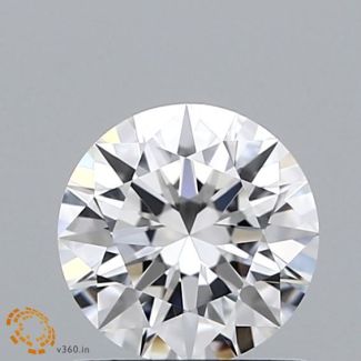 0.94 Carat Round E VVS1 EX GIA Natural Diamond