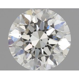 1.0 Carat Round H SI1 EX GIA Natural Diamond