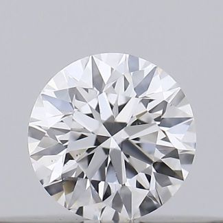 0.15 Carat Round D VS2 EX GIA Natural Diamond