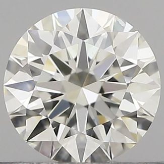 0.41 Carat Round H VVS1 EX IGI Natural Diamond