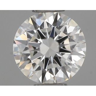 0.46 Carat Round G VVS2 EX IGI Natural Diamond