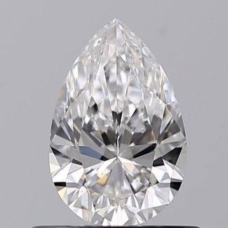 0.52 Carat Pear E VS2 - EX VG GIA Natural Diamond