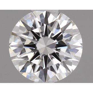 0.46 Carat Round E VVS1 EX GIA Natural Diamond