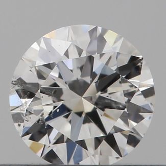 0.33 Carat Round F SI2 EX GIA Natural Diamond