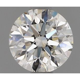 0.75 Carat Round H VS2 EX IGI Natural Diamond