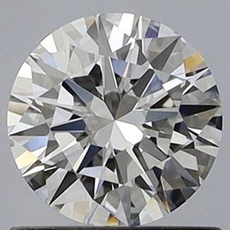 0.8 Carat Round D VVS2 EX GIA Natural Diamond