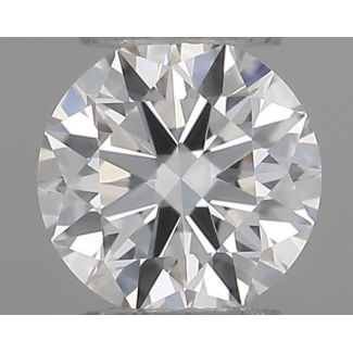 0.18 Carat Round F IF EX GIA Natural Diamond