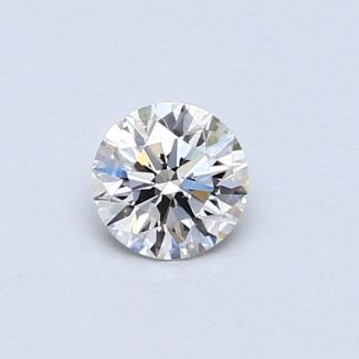 0.37 Carat Round E VS2 EX VG GIA Natural Diamond